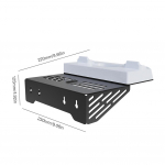 Seinakinnitus PS5 jaoks koos laadimisjaama peakomplekti hoidikuga kahe kontrolleriga laadija alus PS5/PS5 &otilde;hukese plaadi / digikonsooli jaoks valge