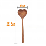 Jaapani lauan&otilde;ud Puidust armastav s&uuml;dalusikas k&ouml;&ouml;gi magustoit kohvilusikas segamine toiduvalmistamise t&ouml;&ouml;riistad