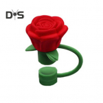 Silikoonist &otilde;lgedest katted m&uuml;tsid Roosi lillede &otilde;lgedest katted 10 mm korduvkasutatavad lekkekindlad &otilde;lgedest katted tolmukindlad &otilde;lgedest otsakatted s&otilde;brap&auml;eva kingitused 10 mm valge