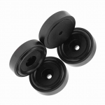 4 tk 40 * 10 mm alumiiniumsulamist v&otilde;imendipadi anodeeriv liivapritsi v&otilde;imendi padjad jalad kuldsed must