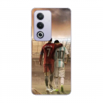 Coque - Maniacase - Oppo A80 - Noir - Cristiano Ronaldo - Messi GOAT