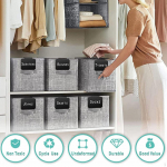 10 Pieces Clip Labels Basket on Easy to Use Simple Design PVC Storage Baskets Bin Style B