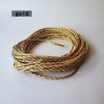 0,75mm*2 soonega elektriline vaskjuhe vintage keerutatud kangasjuhe kootud 2 soonega tekstiiljuhe ripplambi juhe Edisoni valgustus 20m