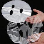 100 tk &Uuml;hekordsed l&auml;bipaistvad maskid M&auml;hi n&auml;gu plastkile T&auml;isn&auml;opuhastusvahend Mask Kael Kleebised Paber N&auml;o Ilu Meigit&ouml;&ouml;riistad