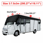 5/6,5/7,5/8,5M Auto Kate Tolmukindel P&auml;ikesesirm Kate Veekindel Haagissuvila Katusekate RV Karavani Tarp Kaitsvad 210D