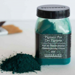 Pigment pour cr&eacute;ation de peinture - pot 90 g - Vert de Phtalocyanine