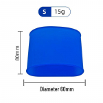 Silikoonist s&auml;&auml;rekaitsmed ja libisemisvastased treeningsokid &ndash; Unisex sporditarvikud Red (2 pcs)