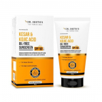 Dr. Sheth's Kesar & Kojic Acid Oil-Free Sunscreen SPF 50+, PA++++ | Reduces Pigmentation & Provides Healthy Glow | No white cast | 50g