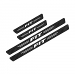 4TK Auto Uksepakukleebised Honda FIT IGHT JAZZ MUGEN RR SI TYPE S TYPE R VTI jaoks Autotarvikud S&uuml;sinikkiust Kleebised Black White