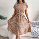 Sinine Roosa Naiste Kevad Suvi Vabaaja Pikk Lilleline Kleit Elegantne Seelik Naistele Streetwear XL kohv