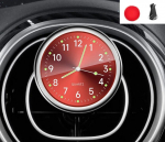 Mini k&auml;ekell auto kvartskell Mini elektrooniline kell veekindel jalgratta mootorratta kell Auto autokell armatuurlauakell autos punane