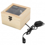 Kaasaskantav klapplindude aretuspuur Puidust Papagoi Soe inkubaator Linnupuur Large