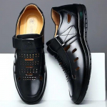 Meeste sandaalid suvised &otilde;&otilde;nsad libisemiskindlad vabaaja Pu-nahast sandaalid meestele Moodsad valgustusega hingavad rannasussid Klassikalised isasandaalid 38