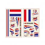 Yousheng Temporary Tattoo Lasting Skin-touch Waterproof Easy to Use Various Styles Making Body Art Paper Football National Flag Tattoo X