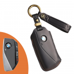 Vintage Nahast BMW V&otilde;tmekate - K&auml;sitsi Valmistatud Ehtsast Lehma Nahast Kaitsja must