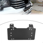 License Plate Mount with 8 3/4 Mounting Hole Accessories Flip up Metal for Winch Roller Fairlead