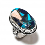 Spiny Oyster Handmade 925 Sterling Silver Jewelry Ring Size 7 d3l31