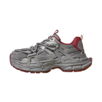 Pariisi k&otilde;rgekvaliteedilised paksu tallaga isa kingad naiste 2024 uus retro k&otilde;rgendatud jalad v&auml;ikesed mitmek&uuml;lgsed vabaaja spordijalatsid 40 punane