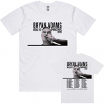 ROLL WITH THE PUNCHES TUUR 2025 T-s&auml;rk BRYAN ADAMS Graafilised T-s&auml;rgid Puuvillane Suvine Meeste Naiste T-s&auml;rk O-kaelusega Unisex Riided L