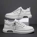 Meeste kingad Meeste luksusjalatsid Meeste vabaajajalatsid Meeste kingad Moodsad PU-nahast Four Seasons rulajalatsid meestele Hingavad v&otilde;rkjalatsid meestele 39