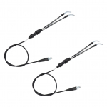 Gaasikaabel Must 01 0813 Metallist T&otilde;mmatav L&uuml;kkatav Gaasikaabel Asendus Banshee 350 YFZ350 jaoks