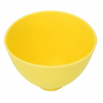 Silikoonist segamiskauss Korduvkasutatav kuumakindel n&auml;omaski segamiskauss krohviv&auml;rvimiseks 15 X kollane