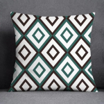 Tumeroheline lille- ja loomamustriline kodukaunistus padjap&uuml;&uuml;r Ruudukujuline padjap&uuml;&uuml;r Kodukontori kaunistus padjakate 30x30cm beež