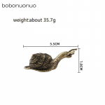 Massiivsest messingist tigu V&auml;ikesed kaunistused Tee lemmikloomade tseremoonia Vintage vase simulatsioon Loomade m&auml;nguasjade kujukesed Miniatuurid Kodukaunistused