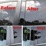 Klaveri musta samba postid BMW 3-seeria 05-12 E90 6 tk ukse trimmi kate