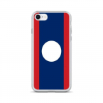 Coque iPhone &ndash; Drapeau Laos &ndash; iPhone 6 Plus &ndash; Souple &ndash; T&auml;ielik kaitse &ndash; Mitmev&auml;rviline