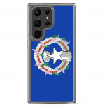 Coque T&eacute;l&eacute;phone &ndash; Samsung &ndash; Galaxy S23 Ultra &ndash; Drapeau &Icirc;les Mariannes du Nord &ndash; Souple &ndash; mitmev&auml;rviline