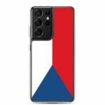Coque T&eacute;l&eacute;phone &ndash; Samsung &ndash; Galaxy S21 &ndash; Drapeau Tch&eacute;quie &ndash; Supp &ndash; Mitmev&auml;rviline