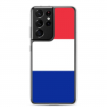 Coque T&eacute;l&eacute;phone - Samsung - Galaxy S21 - Drapeau France - Souple - Mitmev&auml;rviline