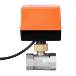 220V Kahejuhtmeline Tavaliselt Suletud Elektriline Kuulkraan, 1/2 & 3/4 Mini Roostevabast Terasest Kahesuunaline Kraan DC12V-24V Two-Wire DN15 (1/2") Normally Closed