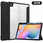 Kaitse&uuml;mbris Samsung A9 Plus 11-tollisele, S10, S9 FE, 11 Plus, 13.1, 12.4, kaanega ja pliiatsihoidjaga Galaxy Tab S6 Lite'i jaoks, HD l&auml;bipaistev tagakaas S10FE 11inch 2025NEW