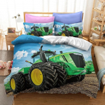 Traktori Voodipesukomplekt 3D-tr&uuml;kk P&otilde;llumajandust&ouml;&ouml;riist K&auml;rry Kodu Dekoratsioon Padjap&uuml;&uuml;r Tekikott Armas Kingitus Perele ja S&otilde;pradele 150x200cm