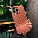 3D gofreeritud triip stiilne &auml;ripagas telefonikott IPhone 16 15 14 13 Pro MaxileKate k&otilde;va l&ouml;&ouml;gikindel p&otilde;rkeraam luksuslik Funda iPhone 14 Pro roosa