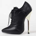 Mood FHC 14cm Naiste Alasti Saapad, Terava ninaga Pahkluu Botas, Patendinahk, Metallist Stiletto Konts, Meeste Erootilised Seksikad Voodi Cosplay Kingad, MUST 42