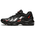 Supreme x Nike Air Max 96 Must Meeste Tossud Kiiruspunane L&auml;bipaistev CV7652-002 42