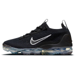 Nike Air VaporMax 2021 Flyknit Must t&auml;piline Naiste tossud Metallik-h&otilde;bedane Valge DC4112-002 36.5 black