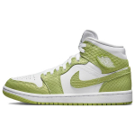 Air Jordan 1 Mid SE Green Python Naiste Tossud Valge Erksaroheline DV2959-113 36