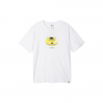 Nike Cruise Boat Dri-FIT Retro Prindiga Kiiresti Kuivav &Uuml;mmarguse Kaelusega L&uuml;hikeste Varrukatega T-s&auml;rk Meeste Topid Valge FQ3726-121 M