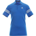 Adidas Ultimate365 Blokeeritud Triibuline Mugav Pehme Nahas&otilde;bralik L&uuml;hikeste Varrukatega Polo S&auml;rk Meestele Polo S&auml;rgid Ere-Sinine FQ5869 M