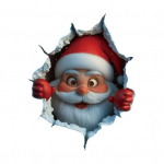 J&otilde;uluvana Pragu Seinakleebis J&otilde;ulud Isekleepuvad Staatilised Kleepsud PVC Kleebised Auto Akna Toa Seina Kaunistuseks 1pc