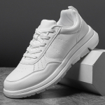 Meeste &Auml;ri Nahkkingad Pehmed Mokassiinid Mugavad Vabaaja Kingad Meestele S&uuml;gis &Uuml;hev&auml;rvilised Must Valge Meeste Tossud 39