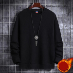 Kevadine s&uuml;gismood must meeste massiivne &uuml;mara kaelusega kampsun, pikkade varrukatega, lahtiselt sobiv valge sinine vabaaja puljongitr&uuml;kiga paksendav soe kampsun, kollane XXXXL antiikne must v&auml;rv