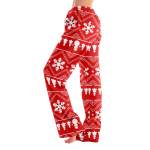 Anime pidžaamap&uuml;ksid magamisriided vabaaja pingutusn&ouml;&ouml;riga elastsed v&ouml;&ouml;p&uuml;ksid mugavad sirged jooga lahtised p&uuml;ksid M punane