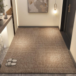 Sissek&auml;igumatt Esik Mustust H&uuml;lgav Kulumiskindel Libisemisvastane Jalamatt 60 * 90Cm