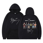 R&auml;ppar Bad Bunny Muusikaalbumi Kaanega DTMF Graafiline Huppar Meeste Naiste Hip Hop &Uuml;legabariidiline Dressipluus Mugav Pullover S&uuml;gis ja Talv S gray