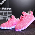 Led Light Up Kingad vabaaja valgustusega tossud Meeste helendavad kingad naistele Meeste USB laadija helendavad tossud valgustusega 44